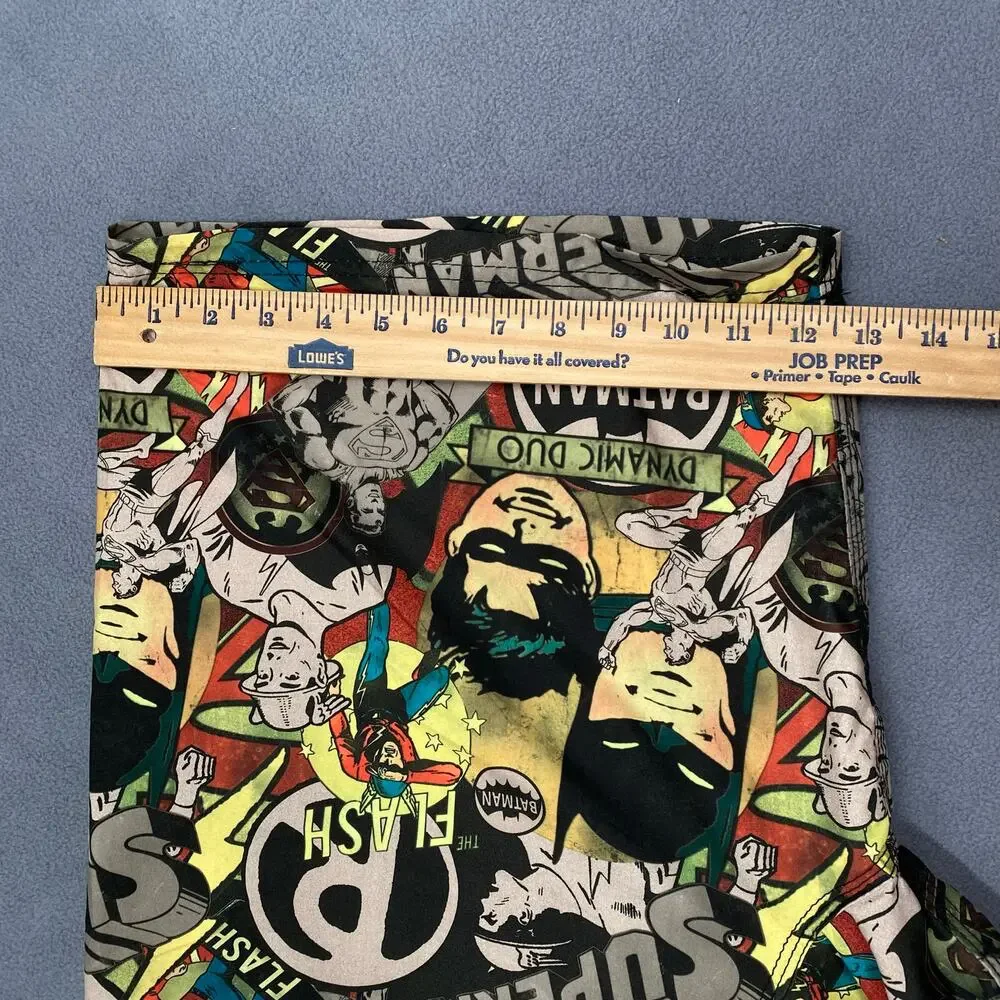 Batman DC Comics Retro Swim Trunks Mens 2XL Superman Flash Lined Pocket‎ Beach